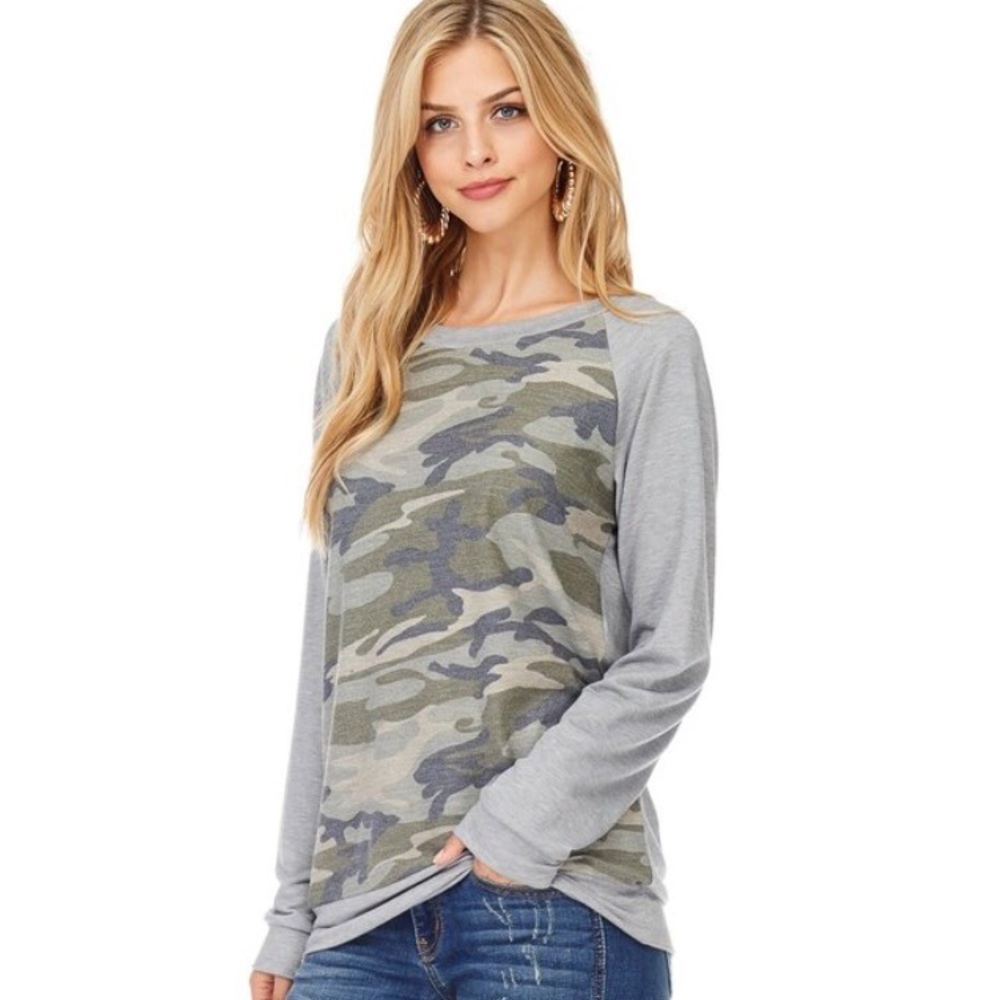 Camo French terry sweatshirt 🇺🇸 - Picture 5 of 8